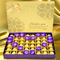 费列罗巧克力礼盒装巧克力 创意生日费力罗巧克力送女友心形礼物