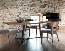北欧工业风餐桌椅组合 美式乡村loft铁艺复古做旧办公桌