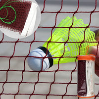 Luwint标准羽毛球网便携式防雨羽毛球网比赛折叠室外使用不挂球