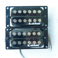 美产正品Rockfield黑色双线圈电吉他拾音器 5线可切单 清仓处理