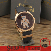 正品日本代购Vivienne westwood手表大表盘真皮女表镶钻时装表女