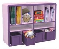 海基伦丽莎多功能柜收纳柜 儿童玩具整理柜收拾柜衣柜书包柜