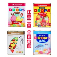 台湾森永多乐福水果糖硬糖180克 日本铁盒冰淇淋味等4种口味