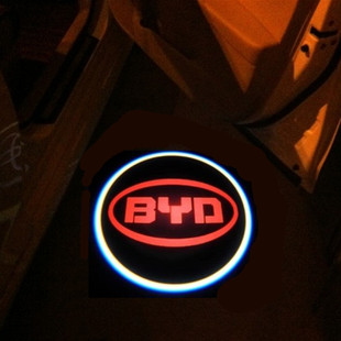比亚迪S7 S6 迎宾灯  改装车门镭射投影灯 照地灯
