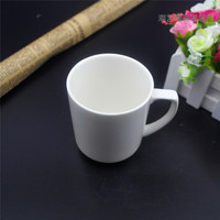 潮艺-酒店陶瓷杯子 西餐纯白色小茶杯水杯寿司杯欧式杯餐饮杯