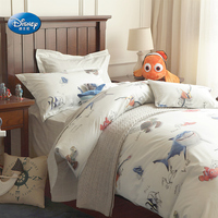蓝铂 迪士尼 大堡礁 儿童四件套 纯棉床上用品 全棉卡通 包邮