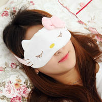 kitty猫咪美容冰敷睡眠眼罩卡通可爱kt冰袋睡觉眼罩含专用冰袋