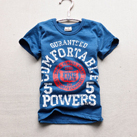 班比纳 男童短袖t恤 童装2015夏季新款 儿童中大童纯棉圆领韩版潮