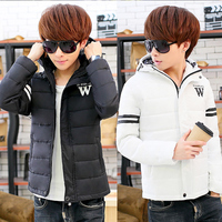 冬季装新款潮男韩版加厚保暖短款棉衣青少年学生时尚修身外套棉服