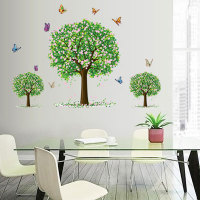 三棵树可移除墙贴 温馨卧室床头客厅沙发背景墙贴纸玄关餐厅贴画