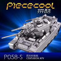 新品上市拼酷创意手工DIY金属百夫长坦克军事模型战车益智玩具058
