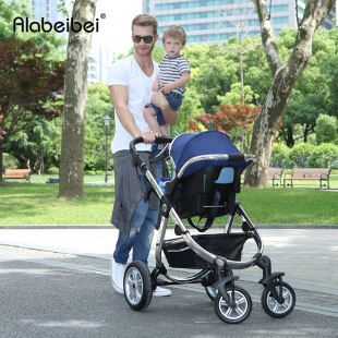 alabeibei婴儿提篮式儿童安全座椅新生儿宝宝推车提篮婴儿车提篮