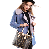 Aman欧美女士包包2015新款潮PVC女包袋女大包手提包单肩包水饺包