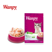 顽皮雞肉虾仁猫用鲜封包80g 猫湿粮 猫咪零食 湿粮包