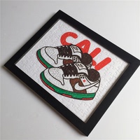 DunkSBLow低帮cali小加州卡通球鞋动漫插画10寸拼图壁画2件起包邮