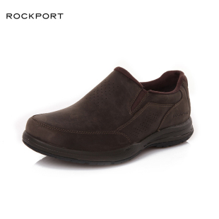 Rockport/乐步2015新款日常休闲套脚透气男鞋 低帮厚底皮鞋A14357