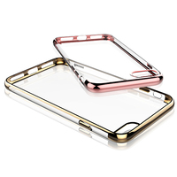 倍思iPhone7plus手机壳苹果7超薄透明套7P硅胶防摔软壳电镀软壳七