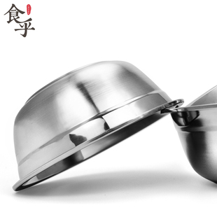 高档304不锈钢加厚汤碗多用欧式汤盆打蛋盆泡面碗餐具和面盆
