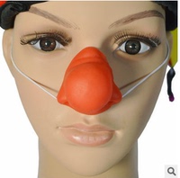 舞会演出用品小丑用品小丑装扮道具小丑鼻子乳胶鼻子红色小丑鼻