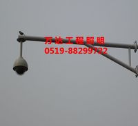 1米1.2米1.5米电线杆监控杆 水泥杆横杆 吸墙壁吊装球机横杆
