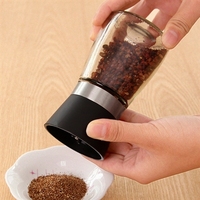 黑胡椒研磨器 花椒手动磨碎器研磨瓶调味瓶调料罐玻璃瓶厨房用品