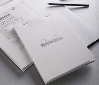 法国罗地亚Rhodia 80周年纪念版白色上翻笔记本 记事本 方格 横线