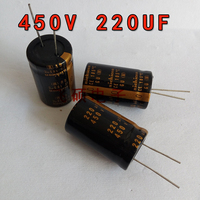 电解电容450V220UF 220UF450V高频低阻长寿命进口有铝电容器25X40