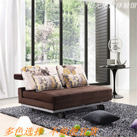 宜家多功能折叠沙发床小户型1.2米1.5米可拆洗两用布艺沙发床包邮