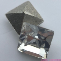 奥钻4428尖底异形水钻白色正方形水晶包包补钻手表钻美甲钻