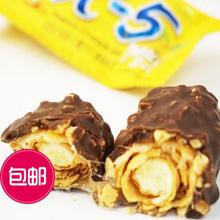 韩国迷你X5花生香蕉巧克力棒20g果仁夹心能量棒进口休闲零食小吃