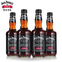 杰克丹尼可乐威士忌味配制酒 4瓶装 官方正品预调酒 全国包邮