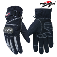男女冬季保暖摩托车手套电动车赛车骑车手套防水防寒防护全指手套