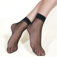 夏季天鹅绒短袜可爱彩色水晶堆堆袜黑肉色性感女短丝袜超薄短袜子
