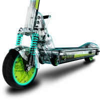 mini-gogo电动折叠滑板车 电瓶自行车锂电池代步车便携代驾可折叠