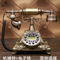 顶爷创意电话机仿古欧式田园复古老式固话电话机家用座机办公电话