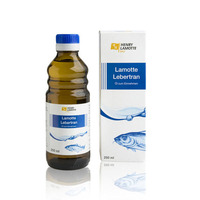 德国Lebertran Lamotte婴幼儿孕妇天然鱼肝油含DHA250ml
