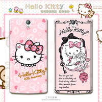 Hello Kitty OPPO R827t手机壳定制R6007硅胶软保护套 可爱凯蒂猫