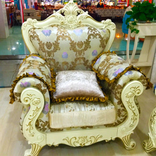 香河欧式实木沙发法式雕花1.2.3坐香河家具城实木家具北京天津