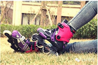 15款真品米高紫色复刻版HV轮滑鞋刹车鞋SEBA紫薇HV溜冰鞋惊艳来袭