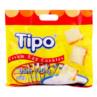 丰灵TIPO面包干原味榴莲味300g 休闲零食美味饼干小吃越南进口