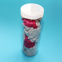 PET塑料螺纹罐6518 透明塑料罐 可装各种药材干果 支持批发定制