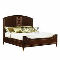 美式简约实木双人床组合欧式复古1.8m大床 美式床卧室1.5米床定制