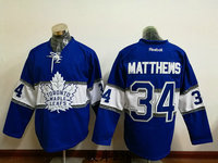 2017经典款枫叶队冰球服Toronto Maple Leafs 34 Matthews Jersey