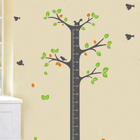 爱心树 身高贴可移除量身高墙贴 宝宝儿童成人身高尺 包邮