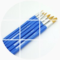 正品日本樱花圆头尼龙水彩画笔水彩笔油画笔丙烯画笔水粉画笔