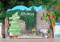 【无尽假日】世界旅游纪念礼品 冰箱贴 美国好莱坞 梦想之地 YW42