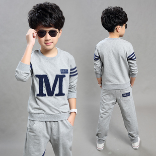 男童秋装套装2015新款5-7-9-10岁儿童装中大童运动韩版长袖两件套