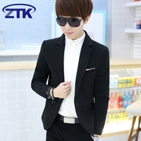 ZTK男士西装 青少年韩版休闲男款小西装男 修身流行男装西服外套