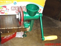 5号铸铁磨粉机 五谷杂粮 干磨 家用 小型 手动 手摇粉碎机 研磨机