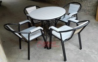 最新款美式复古铁艺餐桌椅咖啡桌椅阳台休闲桌椅住宅家具沙发桌椅